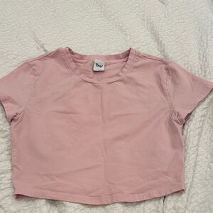 TNA Soft Pink Crop Top